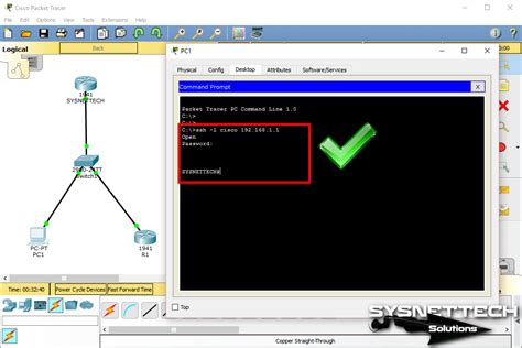 On the switch I configured the vlan 1 (the only vlan), with ip 192. . How to ssh into a switch from command prompt packet tracer